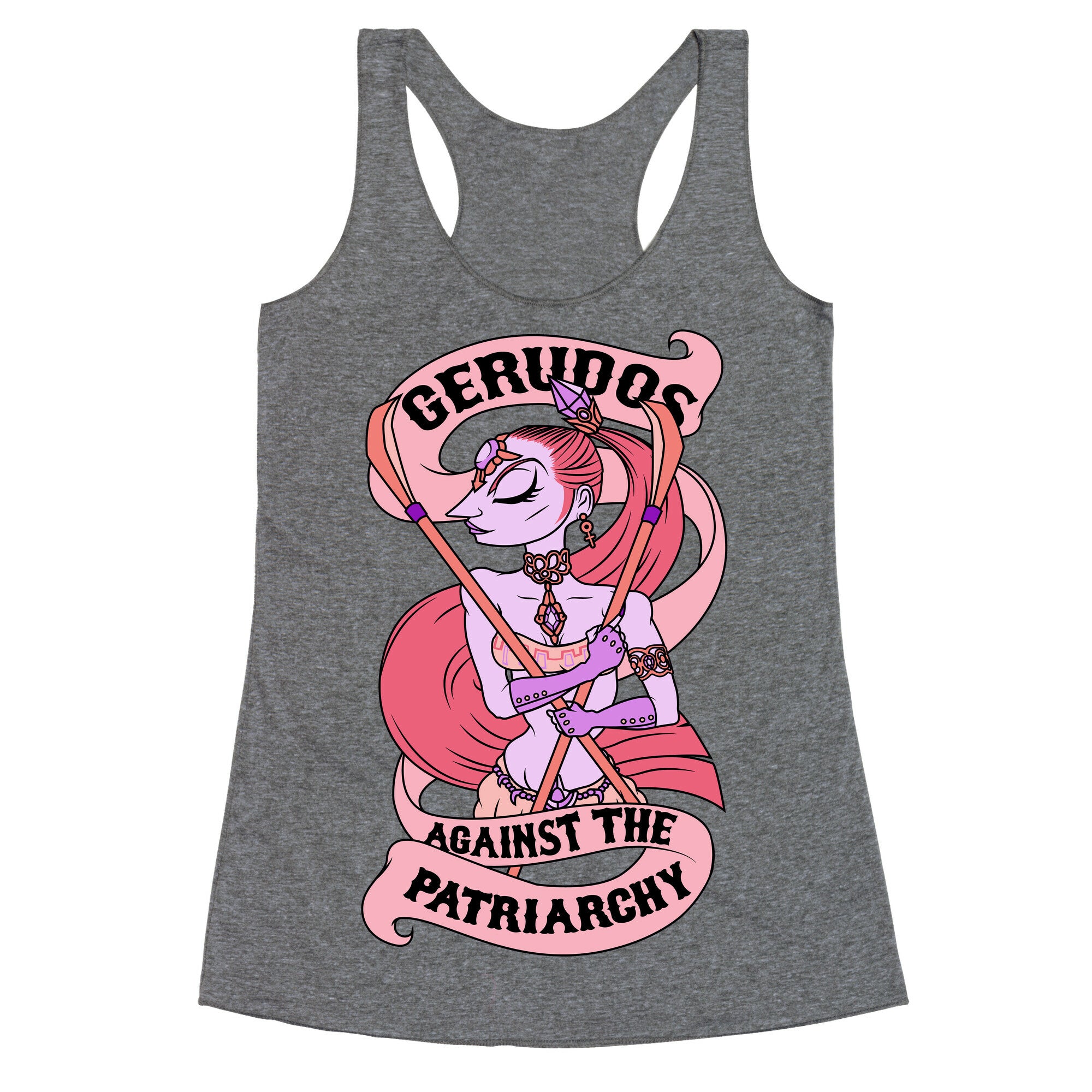 Gerudos Against The Patriarchy Racerback Tank